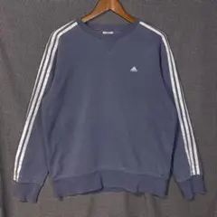 00s adidas 刺繍 パフォーマンスロゴ スウェット アディダス y2k