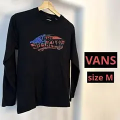 VANS ロングスリーブTシャツsize Mブラック