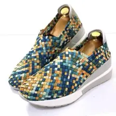 未使用✨Gomu56 ゴムゴム 厚底 メッシュデザインスニーカー 25cm