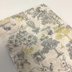 ジョリーフルール　生地　約58cm OnceUponaTime ネイビー系