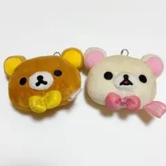 リラックマ コリラックマ 7thおめかしリボン フェイスマスコット セット売りのサムネイル