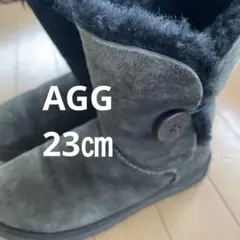 アグ　ショートブーツ ファー付き
