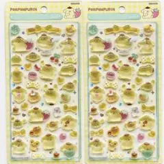 ポムポムプリンボンボンドロップシール