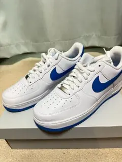 Nike Air Force 1 '07 ホワイト/ブルー 27.5cm