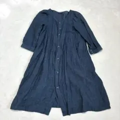 【momo】Fog linen work 開襟 メイベル シャツワンピース momo様専用】Fog linen work 開襟 メイベル シャツワンピース - メルカリ