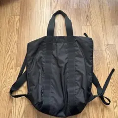 UNIQLO U 2way トートバック　リュックサック　ブラック