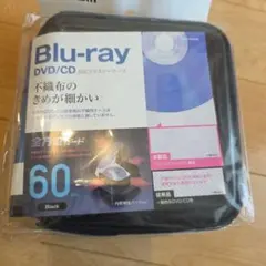 ELECOM Blu-ray DVD CD ファスナーケース 60枚収納