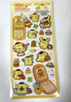 正規品　シール　平成はっぴーフォン　サンリオ　ポムポムプリン