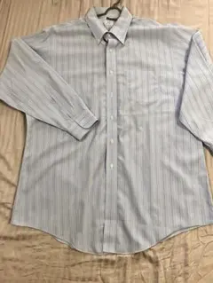 ブルックスブラザーズ水色ストライプ ボタンダウンシャツ