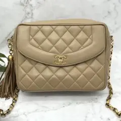 CHANEL シャネル【美品】ビンテージ ダイアナ フリンジ ショルダーバッグ