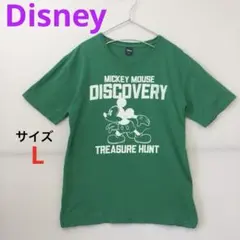 Disneyミッキーマウス 半袖Tシャツ L☆ゆったり☆ビックプリント☆