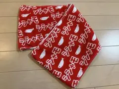 SHISHAMO マフラータオル 赤 シシャモ柄