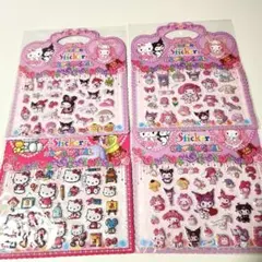 サンリオ立体キラキラシールセット
