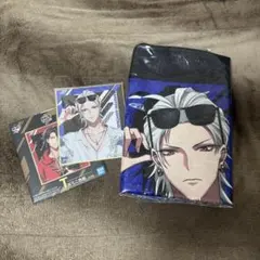 ヒプノシスマイク 一番くじ 碧棺左馬刻 ビジュアルタオル、ミニ色紙