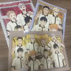 ハイキュー!! ココスコラボ クリアファイル 3枚セット