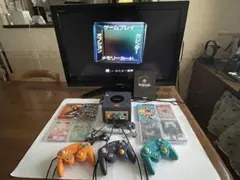 【すぐ遊べる】任天堂 ゲームキューブ本体＋コントローラー3個＋ソフト8本他セット