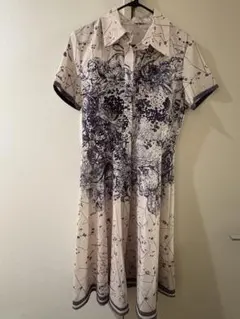 DIOR 星座柄　シャツワンピース