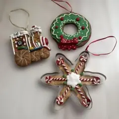クリスマス ジンジャーブレッドオーナメントセット