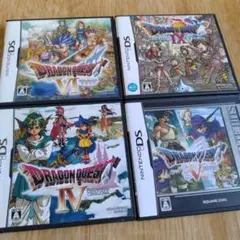 【DS】ドラゴンクエストIV·V·VI·IX ソフト4本セット まとめ売り