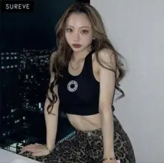 Avail　Shoko×SUREVE カップ付タンクトップ SSP ブラック