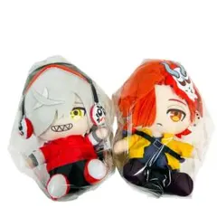 紙タグ付き✨未使用✨GiGO限定　クレイジー ラクーン　おすわりぬいぐるみ　2種