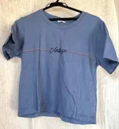 Avar Lily ブルー Vintage Tシャツ サイズFREE