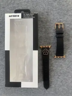 未使用♡ マリークワント アップルウォッチベルト　ブラック