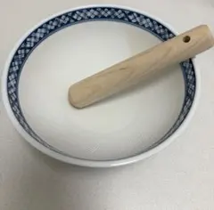 有田焼　花柄 すり鉢 すり棒 セット　お皿　陶器のサムネイル