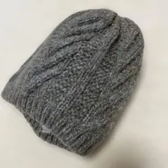 未使用　裏フリース　ニット帽　暖か　フリーサイズ