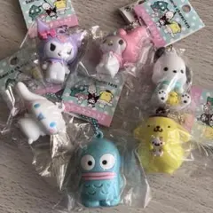 サンリオ　Sanrio キャラクター PVCマスコット2 6個セット