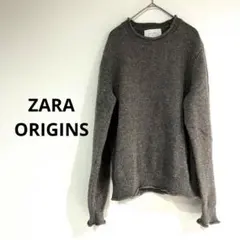 ZARA ORIGINS ニット ウール100% グレー S ユニセックス
