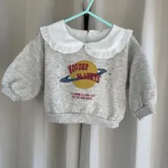 トレーナー　襟　トップス