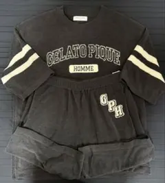 【HOMME】エアモコカレッジプルオーバー セットアップ