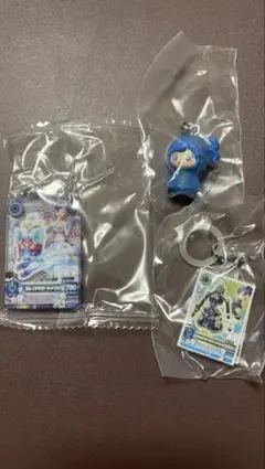 アイカツ　アクリルチャーム3 めじるしアクセサリー あおい ガチャガチャ