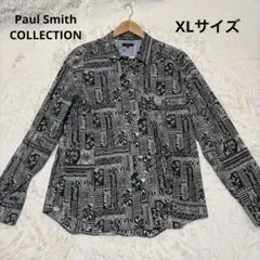 美品　大きいサイズ　ポールスミスコレクション 美品 長袖シャツ 花柄　XLのサムネイル