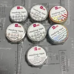 ダイソー マスキングテープ　7点のサムネイル