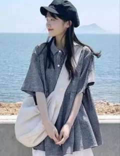 SHEIN ファッション レディース トップス シャツ 半袖 カジュアル