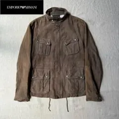 00’s EMPORIO ARMANI M65 ミリタリー レザージャケットのサムネイル