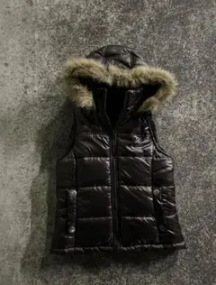 お兄系y2kギャル男 archive ファーダウン 短丈opium ブラウン