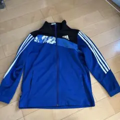 adidas ジップアップジャケット 150サイズ 青