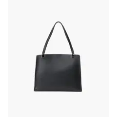 アニエスベー　レザートートバッグ　ブラック