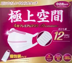 【小さめサイズ】 極上空間プレミアム マスク 個包装 30枚 Y2