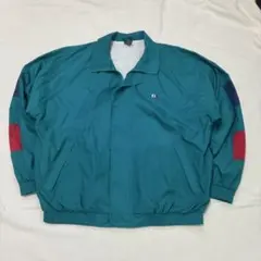 90s LANDS’ END ナイロンブルゾン ターコイズブルー ジャケット M