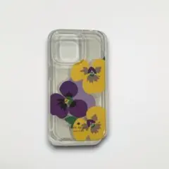 KATE SPADE iPhone14Pro ケース クリア フラワーKA543