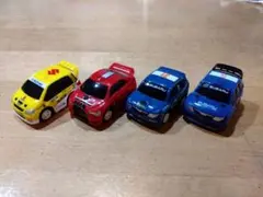 WRCミニカー プルバック式 ４台セット（要在庫確認）