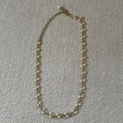 ゴールドチェーン パール ネックレス