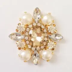 no1513/パールビジューブローチ