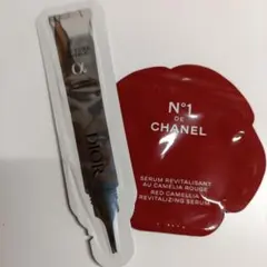 Dior カプチュールトータルヒアルショット& CHANELセラムセット