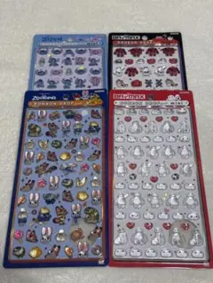 ディズニーボンボンドロップシール mini 4柄セット