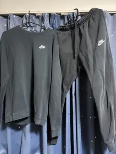 NIKE黒スウェット上下